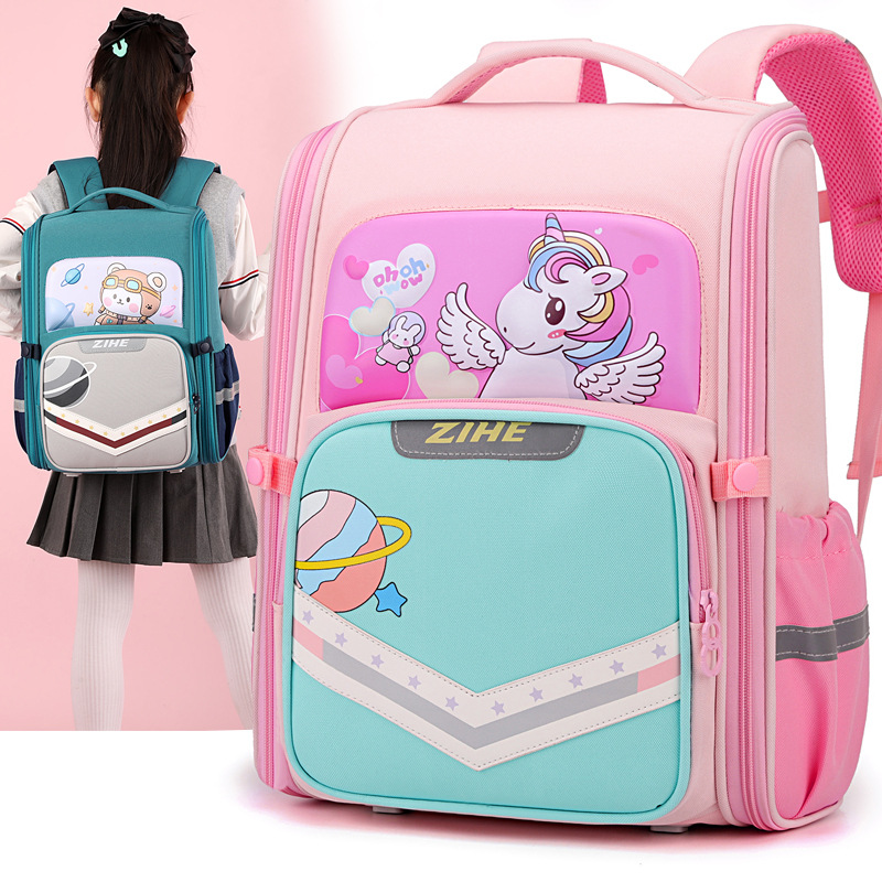 Title 5, Cartoon Backpack for Kids, Reduces Burden and P...