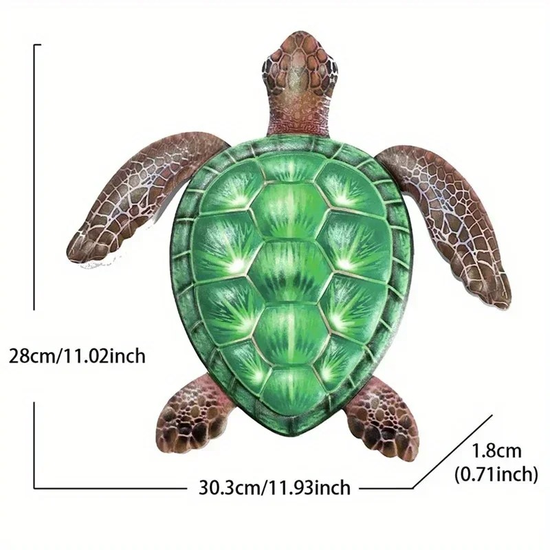 Title 1, Iron Turtle Wall Hanging Home Decoration Crafts