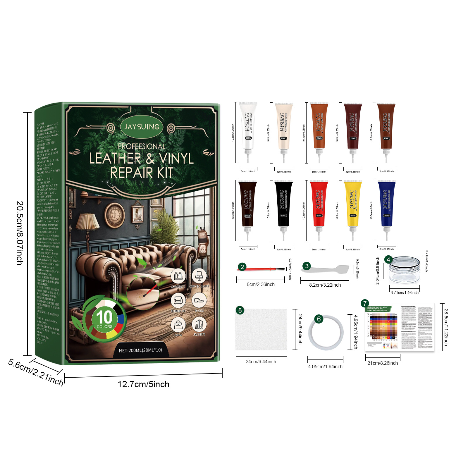 Title 1, Furniture Leather Repair Ten-color Kit