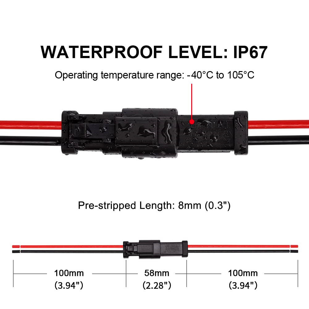 Title 4, 2-pin DT Connector Kit