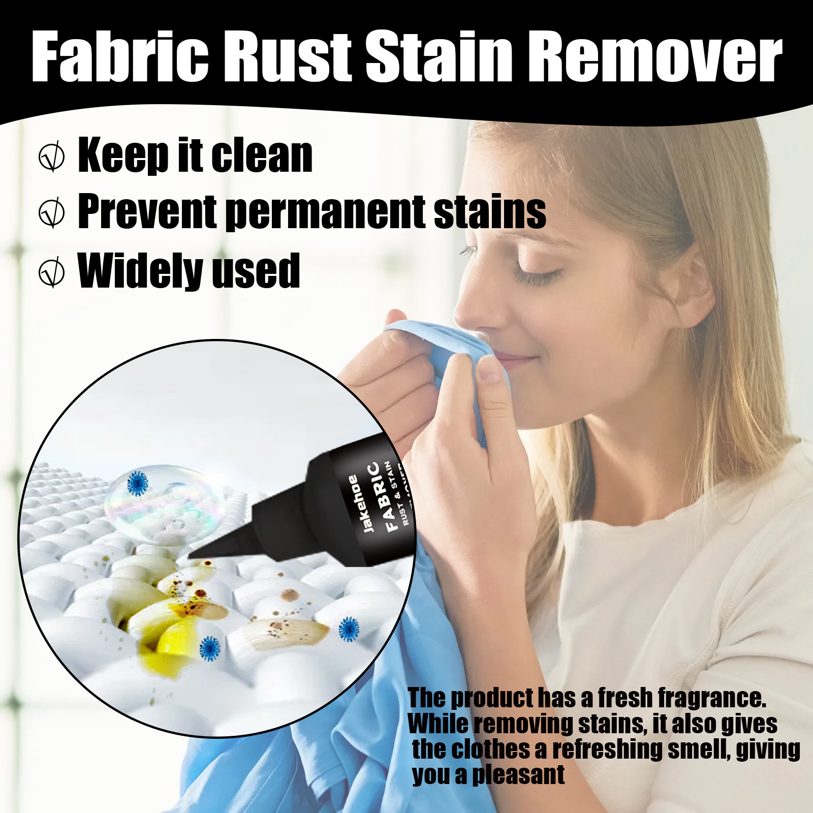 Title 5, Fabric Rust Removal Decontamination Agent Cloth...