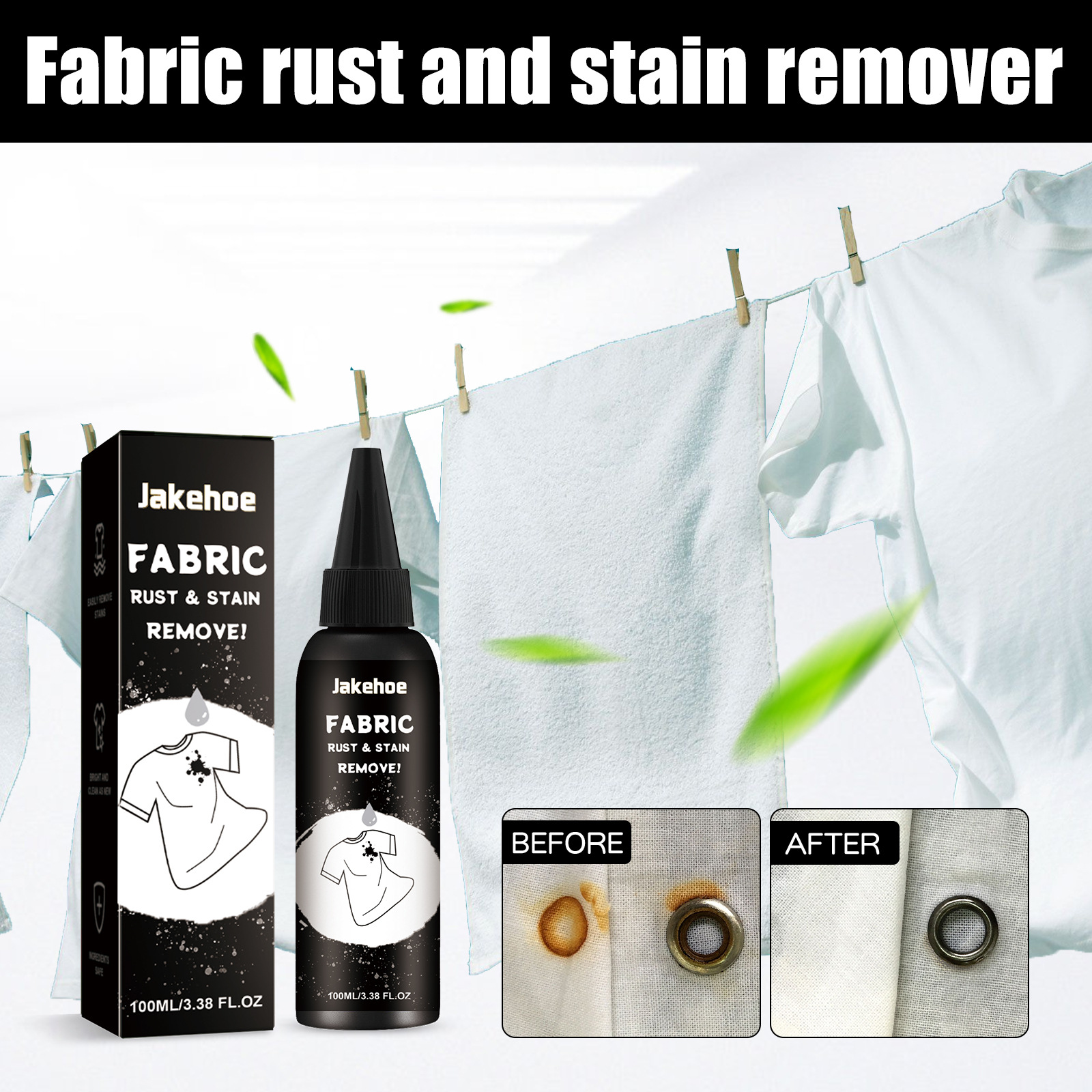 Title 6, Fabric Rust Removal Decontamination Agent Cloth...