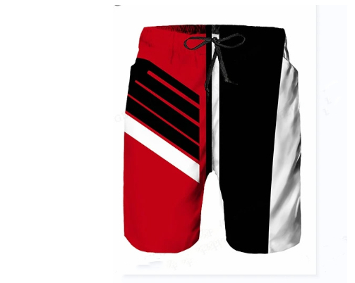 Title 2, Shorts Casuais Masculinos com Estampa Digital C...