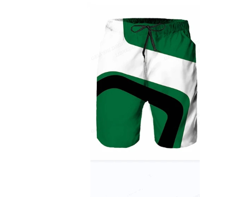 Title 6, Shorts Casuais Masculinos com Estampa Digital C...