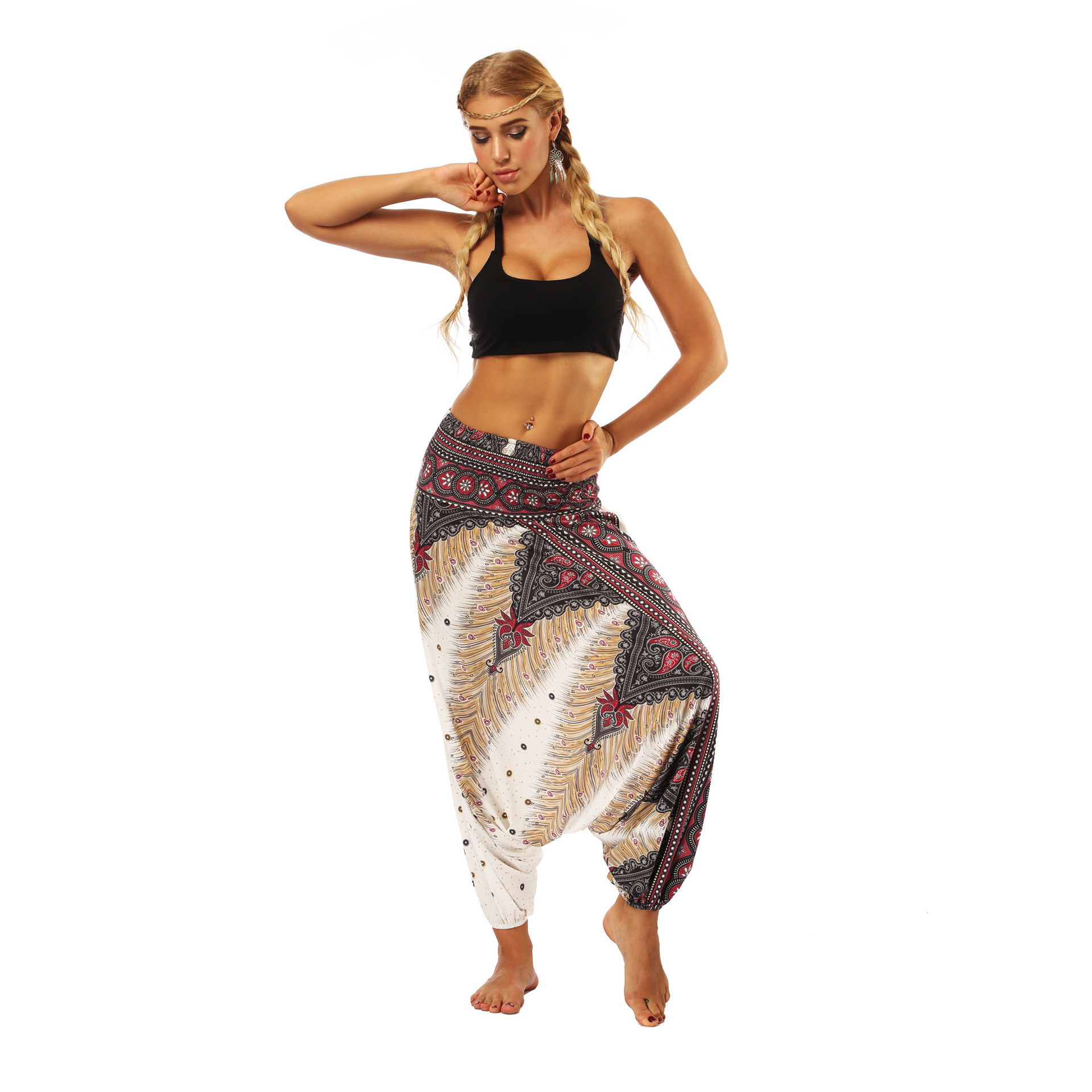 Title 1, Pantalones yoga fitness bajos mujer, estilo cas...