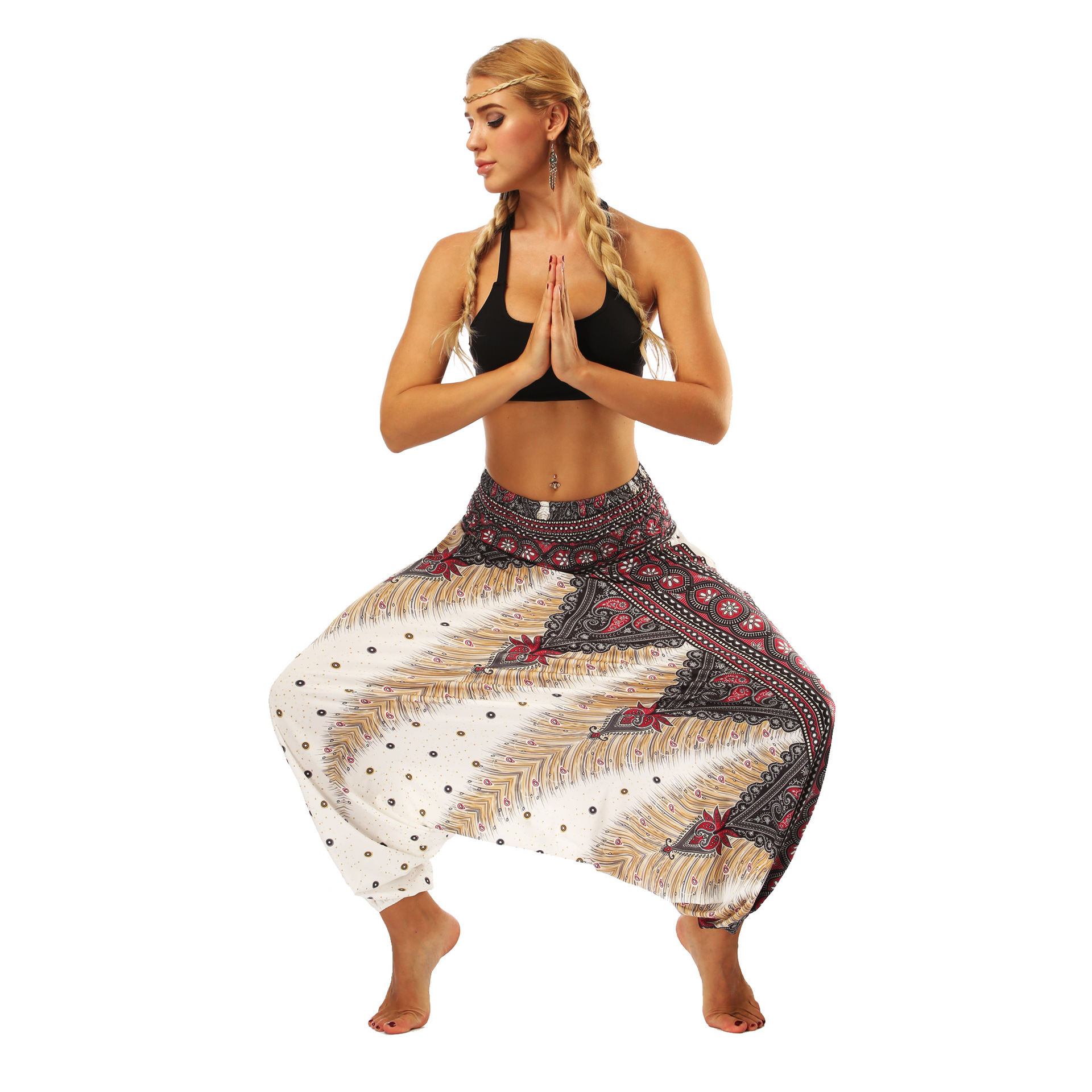 Title 2, Pantalones yoga fitness bajos mujer, estilo cas...