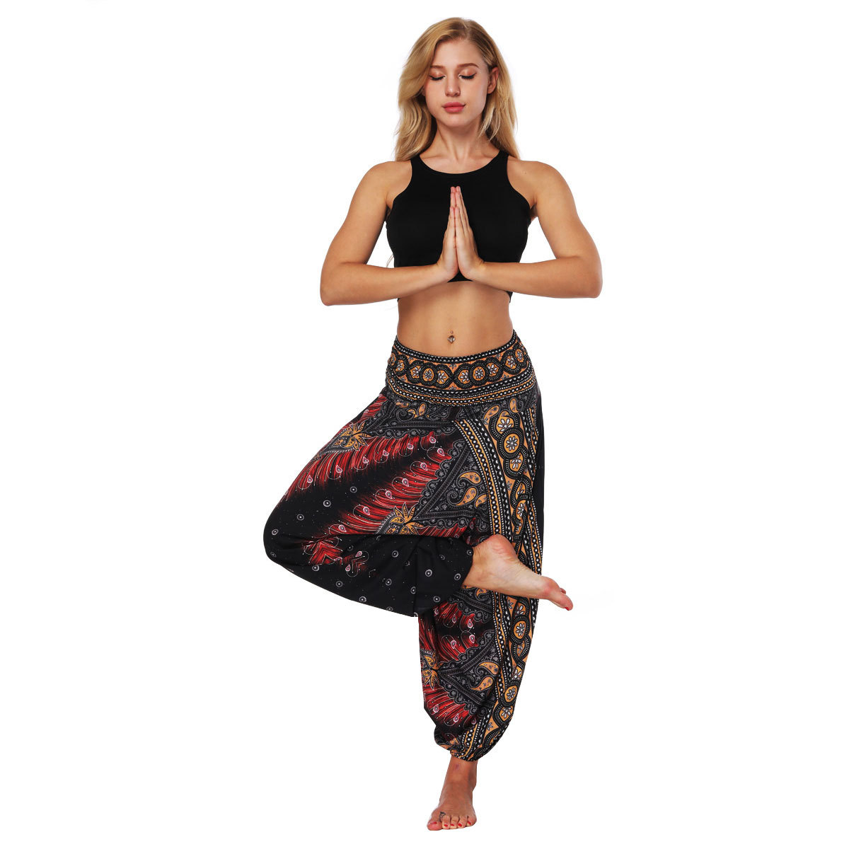 Title 14, Pantalones yoga fitness bajos mujer, estilo cas...