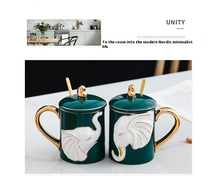 Title 5, Creative Couple Ceramic Cup Set Gift Box