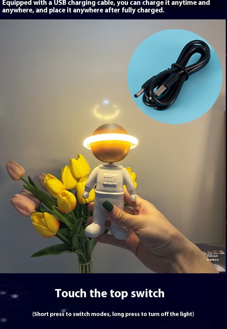 Title 8, 2024 Nieuwe Astronaut Sterrenprojector Lamp Tou...