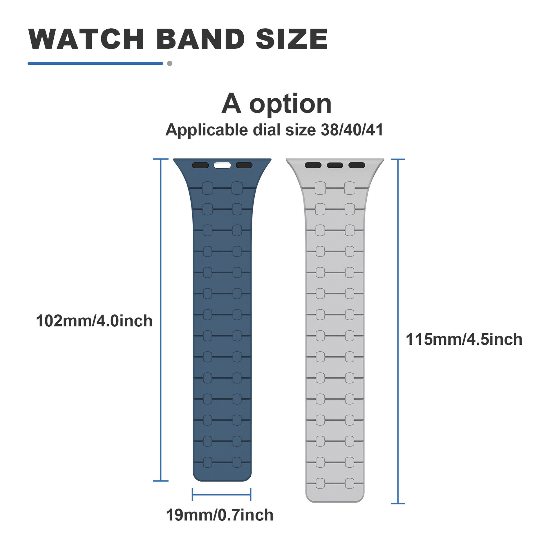 Title 7, Applicable Strap Iwatch89 Contrast Color Silicone