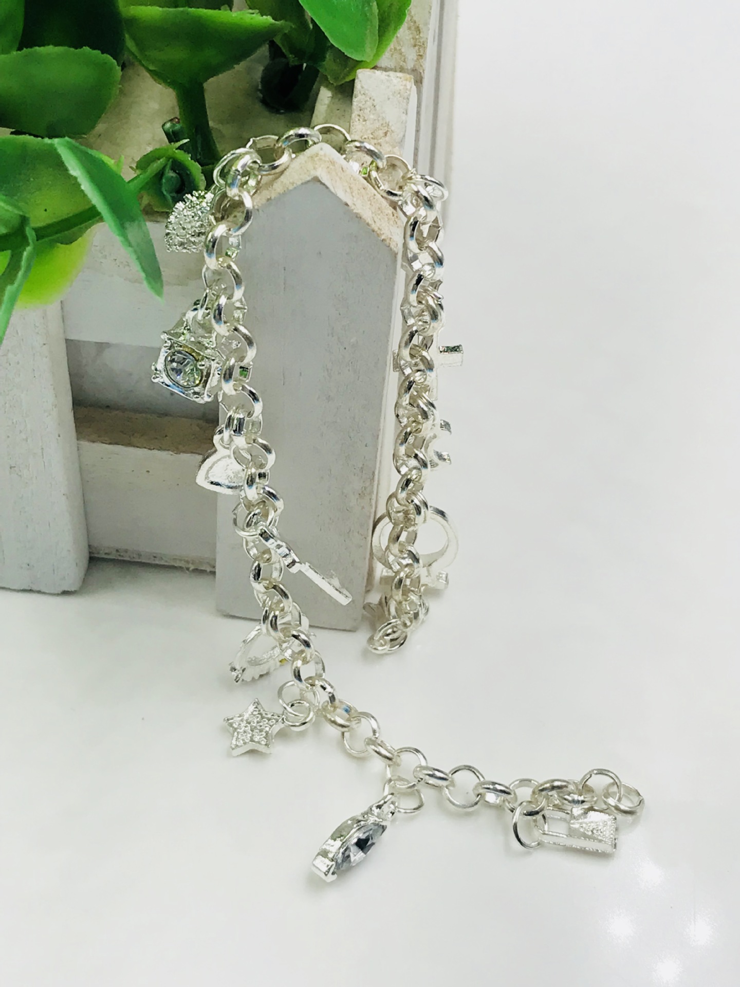 Title 12, Crystal Charms Bracelet