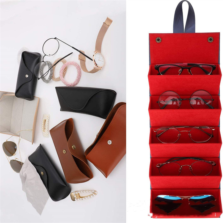 Title 4, New Portable Glasses Case Folding Sunglasses St...