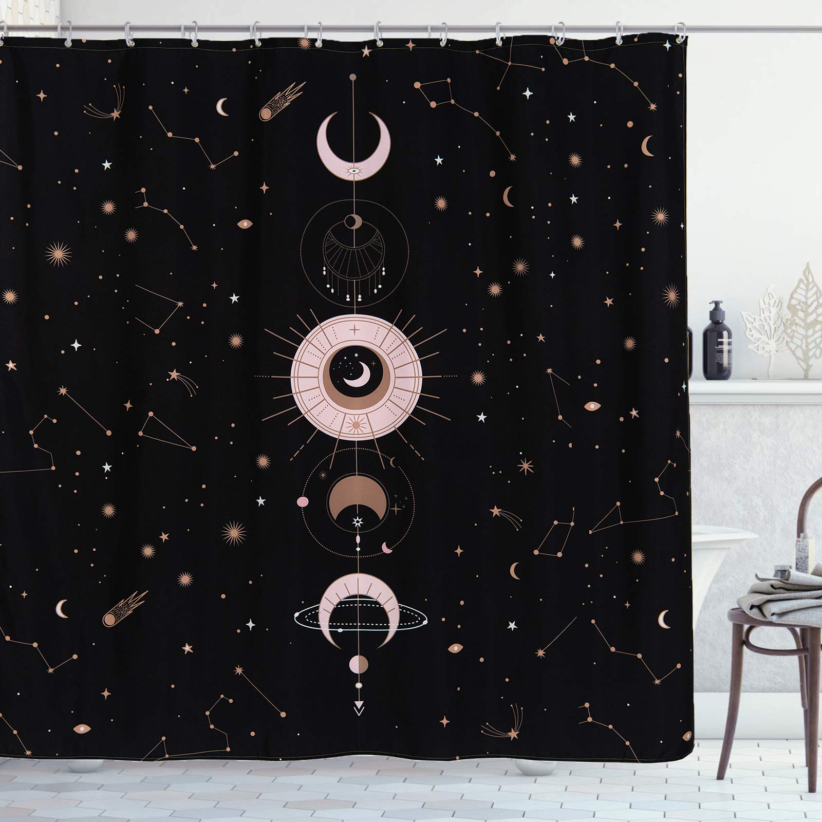 Title 6, New Starry Sky Print In Picture Polyester Water...