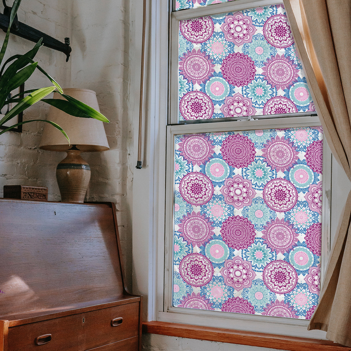 Title 31, Retro HANAFUJI Sunshade Window Glass Sticker