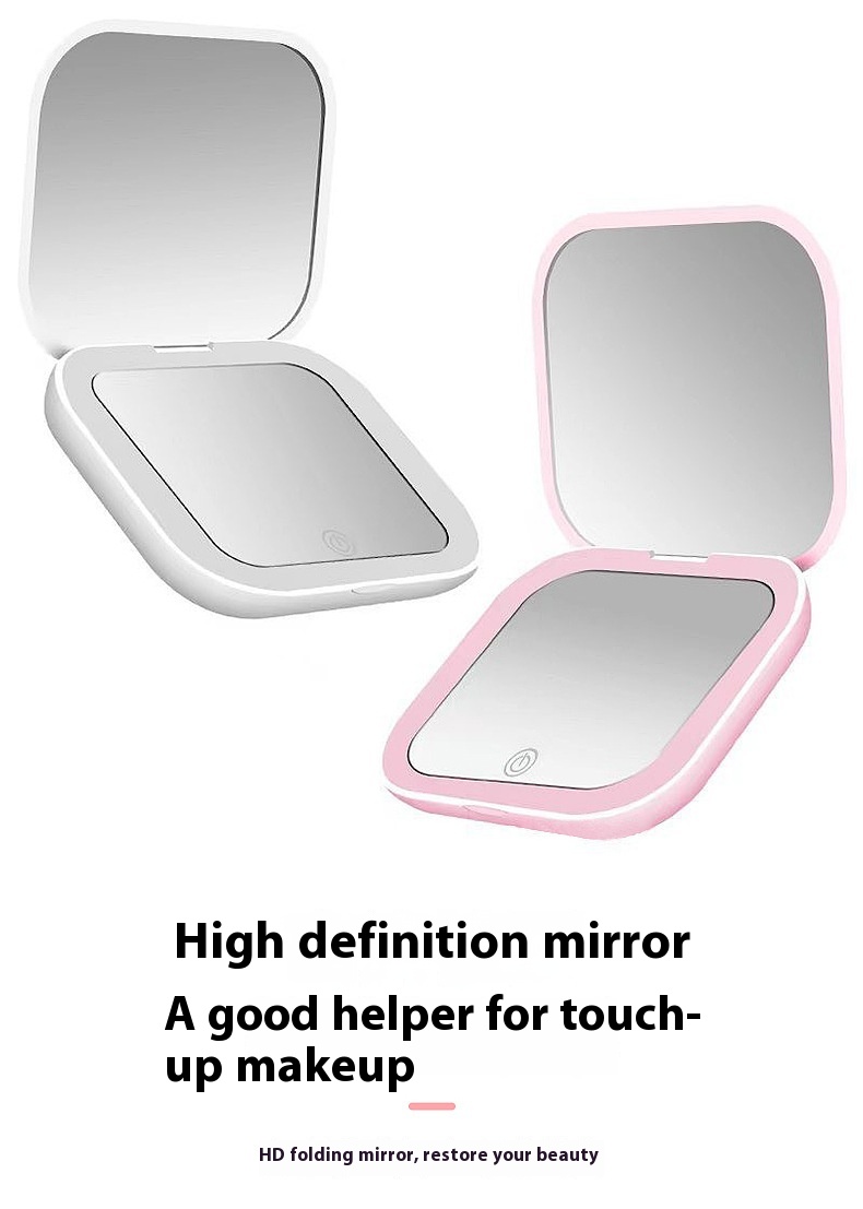 Title 2, Handheld Folding Beauty Makeup Mirror