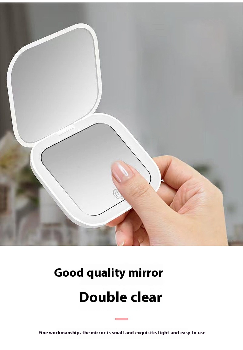 Title 8, Handheld Folding Beauty Makeup Mirror