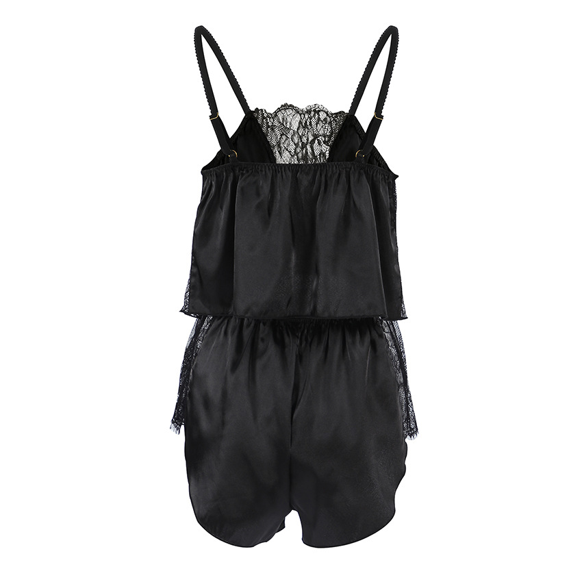 Title 12, Black Comfortable Suspender Shorts European And...