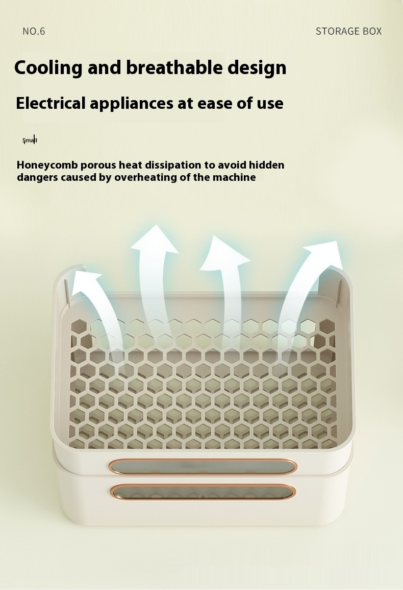 Title 10, Router opbergbox voor draadloos WiFi en TV set-...