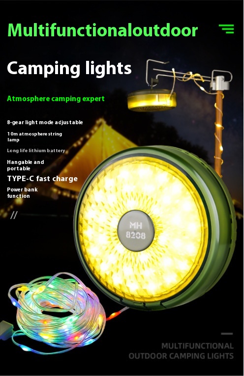 Title 7, Outdoor Camping Lighting Chain Lighting Night L...