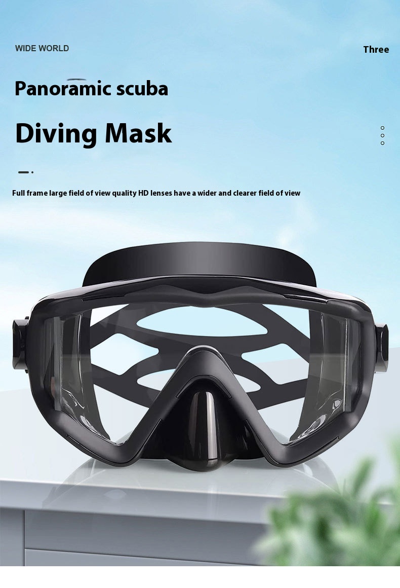 Title 1, Three-sided Panoramic Diving Mask HD Nose Care ...