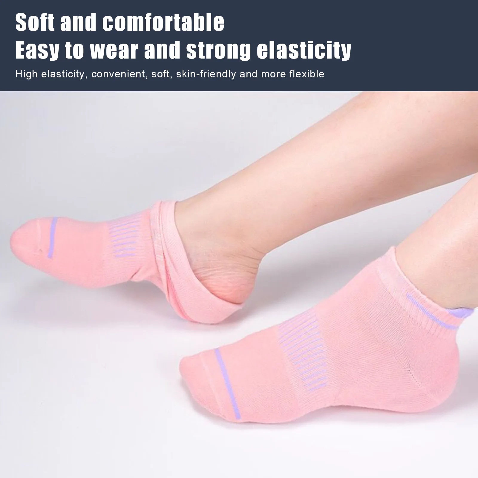 Title 5, Invisible Insole Silicone For Heightening Socks