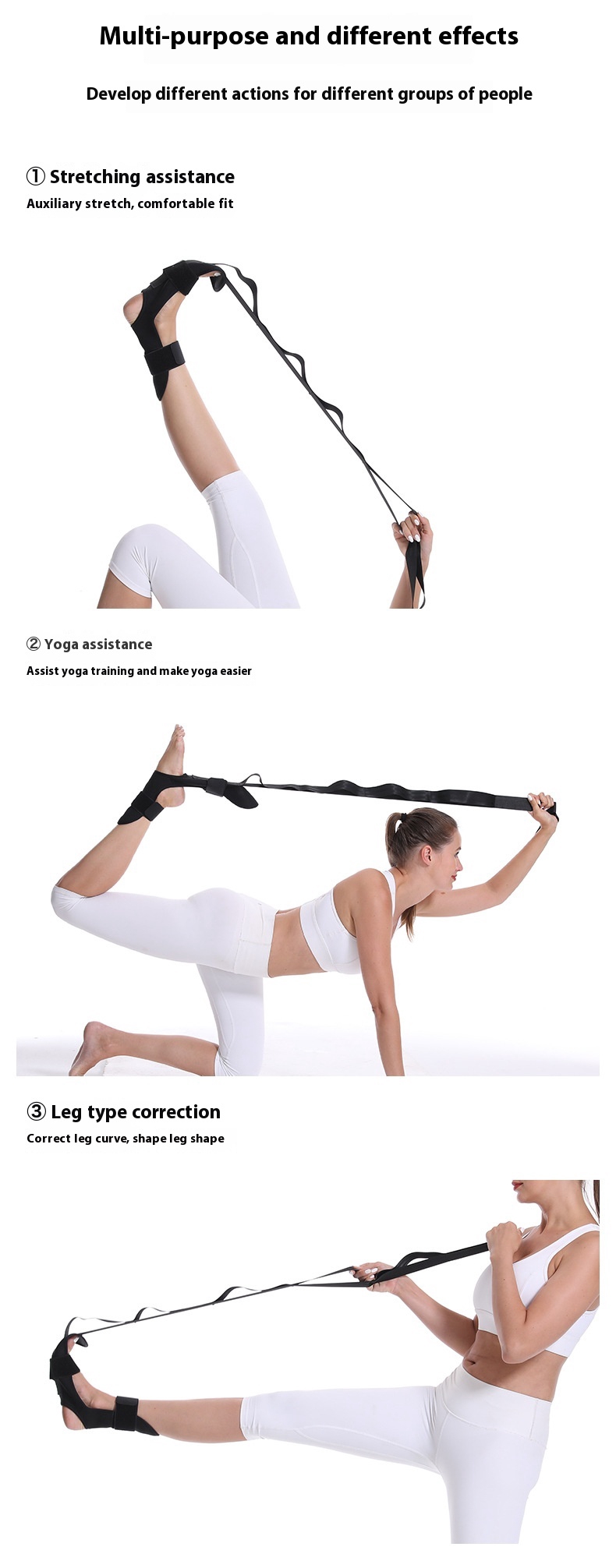 Title 7, Yoga Stretch Strap Segment Adjustment Assistance