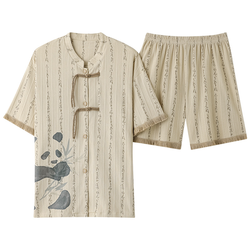 Short Panda Pyjama Set Japanese Style