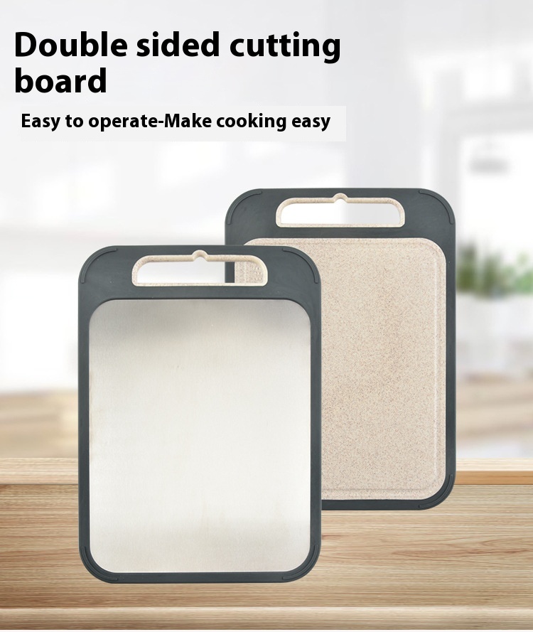 Title 3, Stainless Steel Classification Chopping Board M...