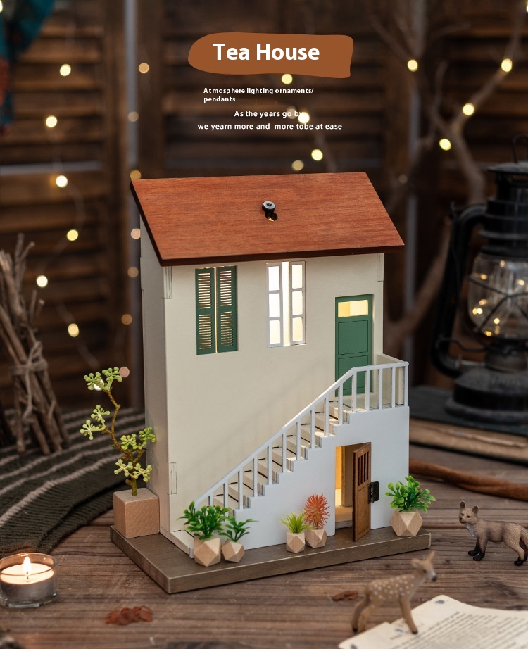 Title 1, Creative House Model Decoration Landscape Villa...