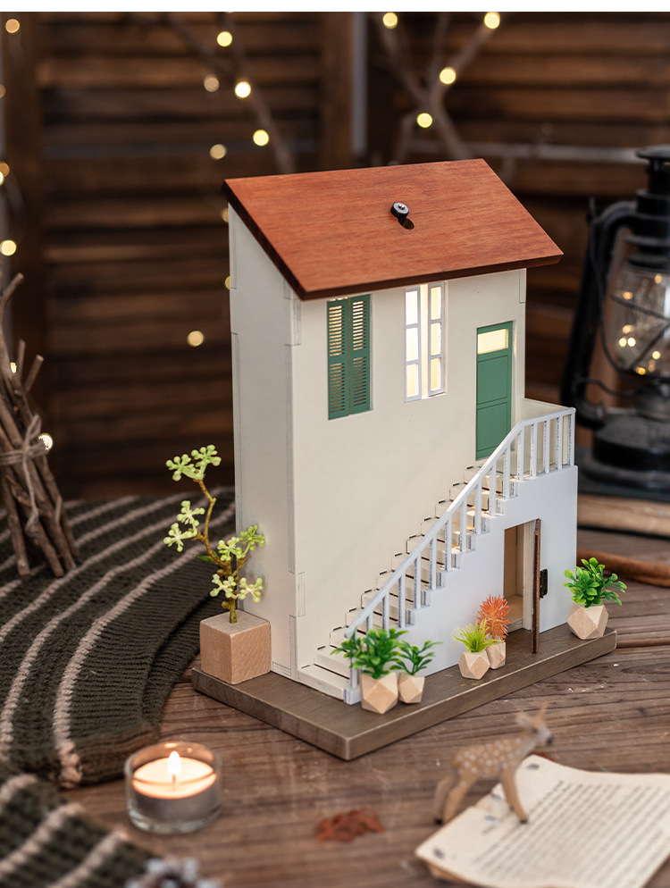 Title 4, Creative House Model Decoration Landscape Villa...