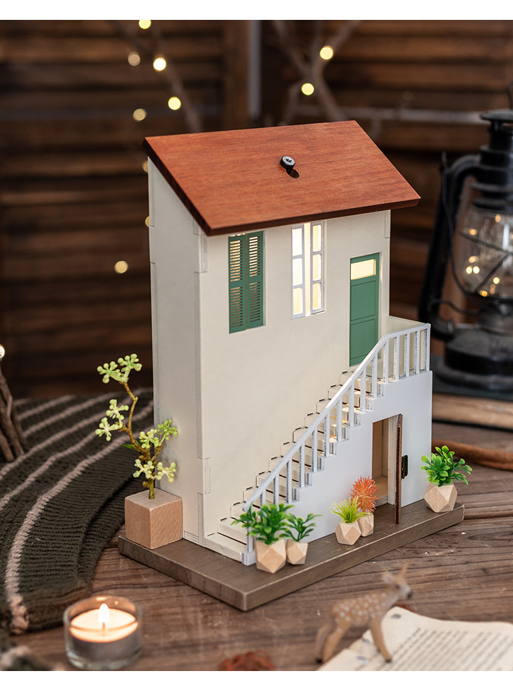 Title 5, Creative House Model Decoration Landscape Villa...