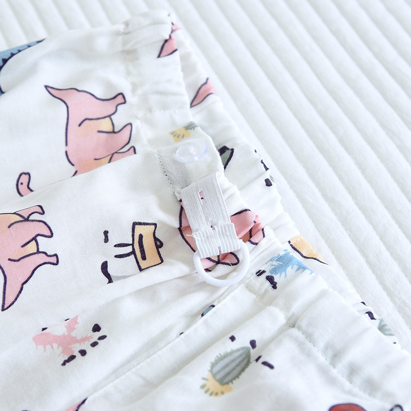 Realistic Dinosaur Pattern Nightwear Set | Shorts & Top