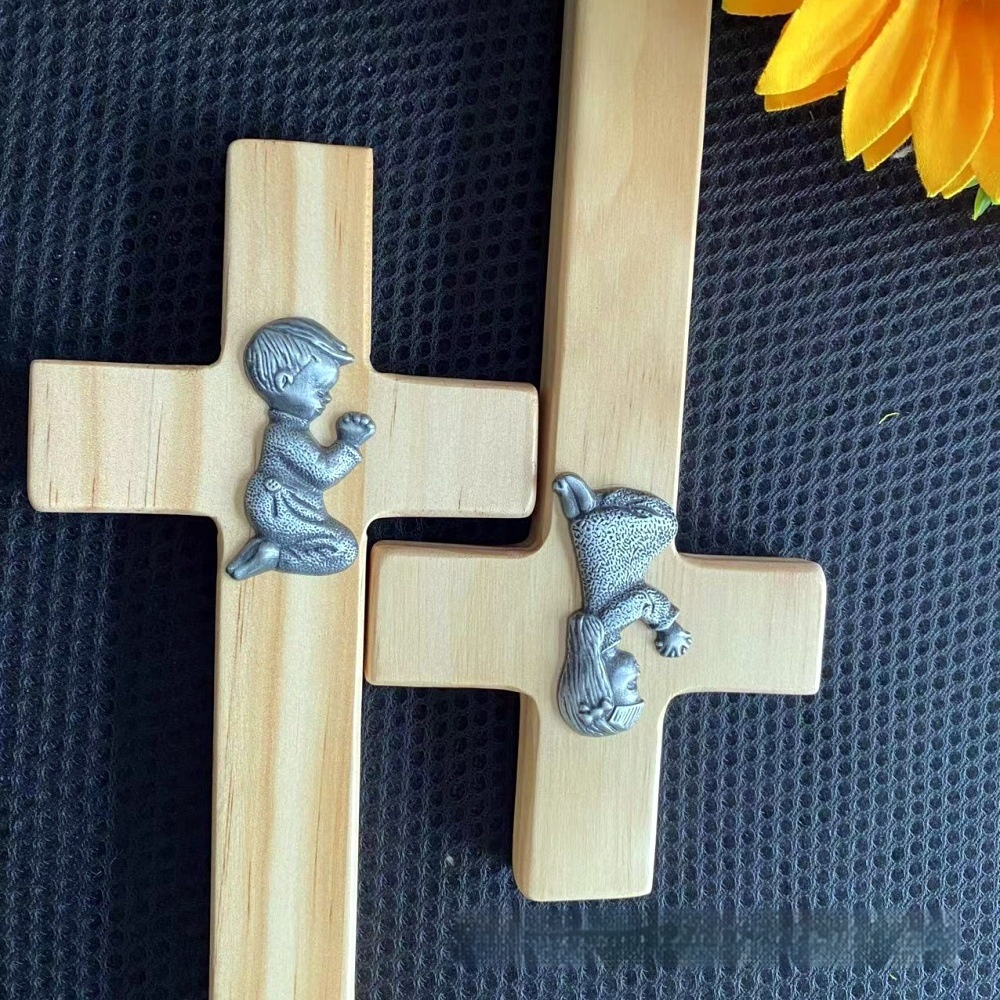 Title 3, Wooden Cross Carving Ornaments Crafts