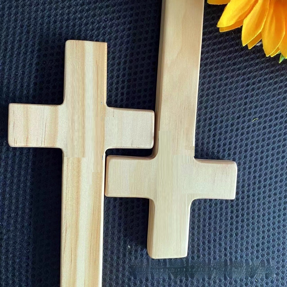 Title 4, Wooden Cross Carving Ornaments Crafts