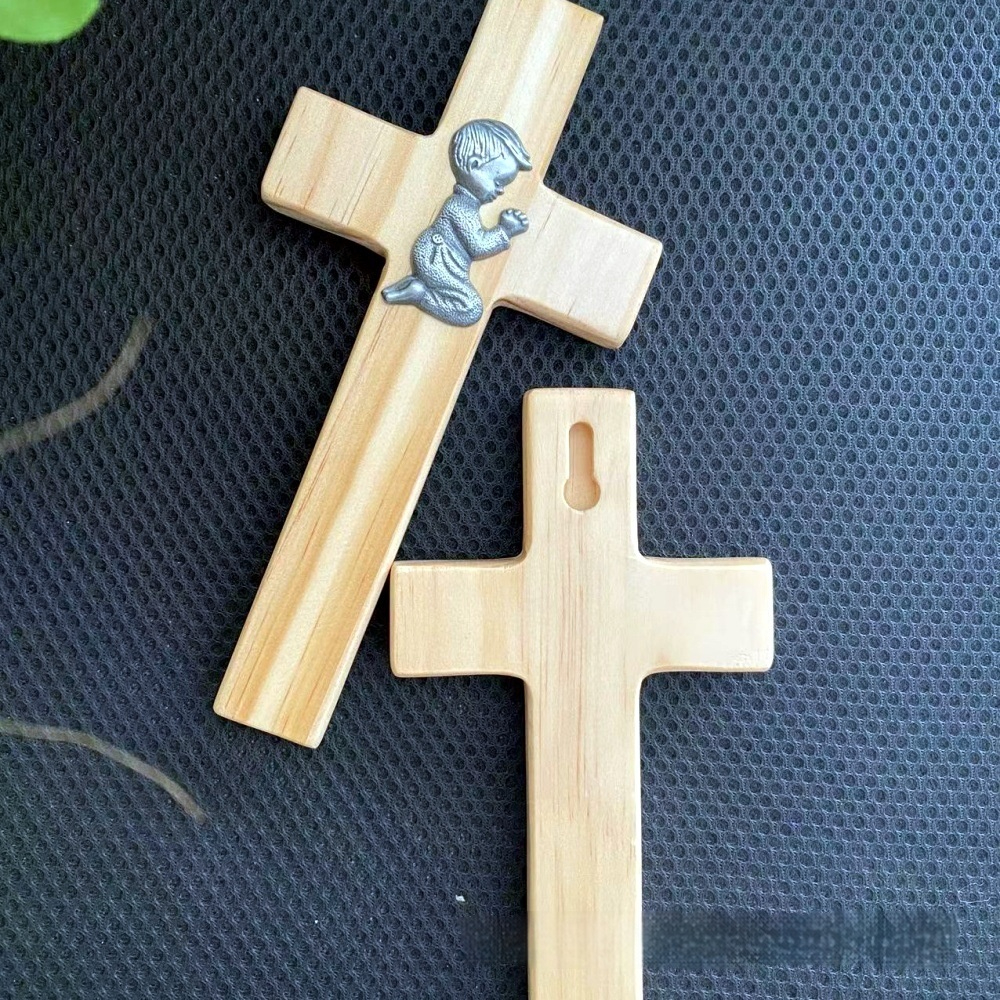 Title 5, Wooden Cross Carving Ornaments Crafts