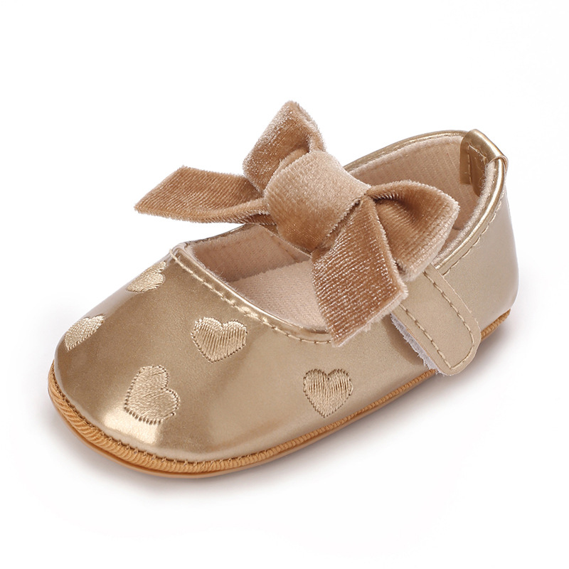 Title 11, Buty dla niemowląt Baby Girl Bowknot PU z miękk...