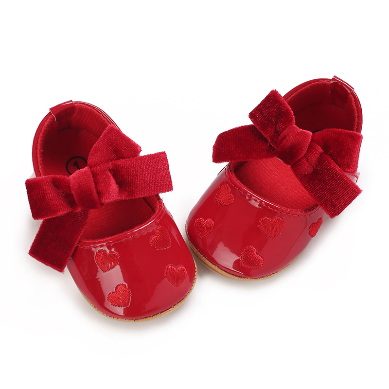 Title 19, Buty dla niemowląt Baby Girl Bowknot PU z miękk...