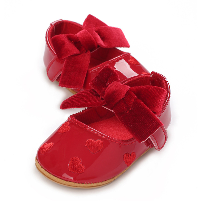 Title 20, Buty dla niemowląt Baby Girl Bowknot PU z miękk...