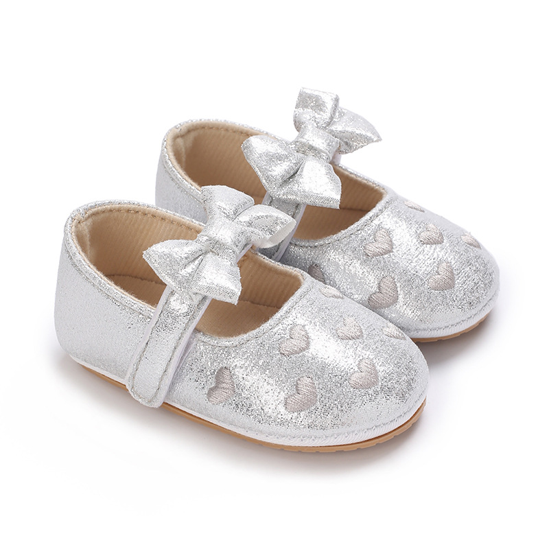 Title 5, Prinzessinnen-Babyschuhe mit weicher Gummisohle...