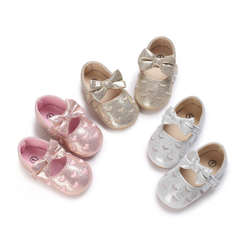 Title 6, Prinzessinnen-Babyschuhe mit weicher Gummisohle...