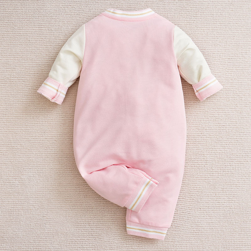 Title 14, Baby One-piece Spring And Autumn Romper Basebal...