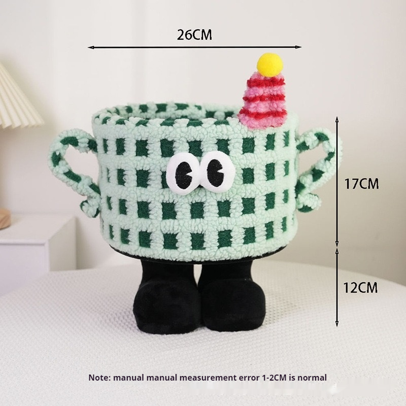 Title 4, Cartoon Monster Desktop Snack Storage Basket La...