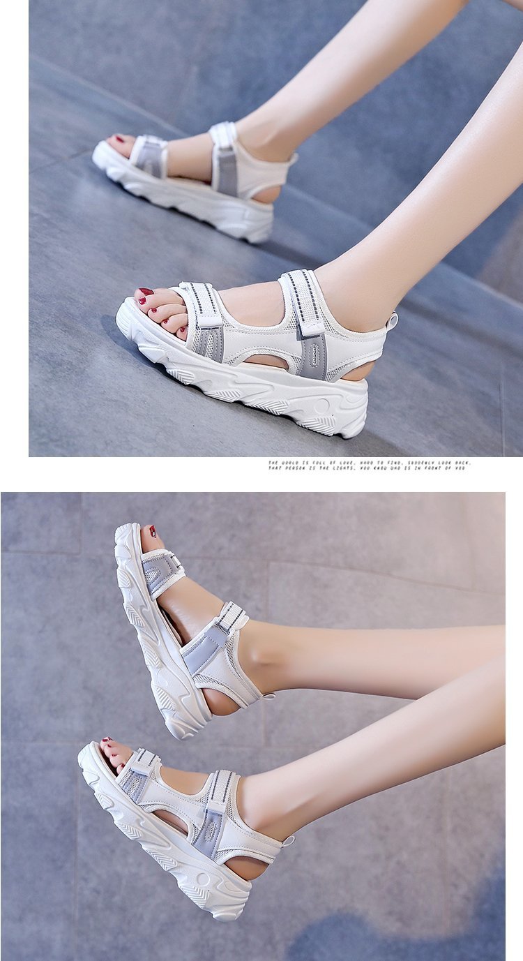 Title 1, Summer New Casual Platform Student Beach Sandal...