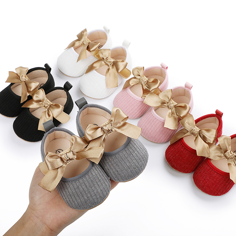 Title 6, 0-1 anni Bowknot Comode scarpe da bambino Velcr...