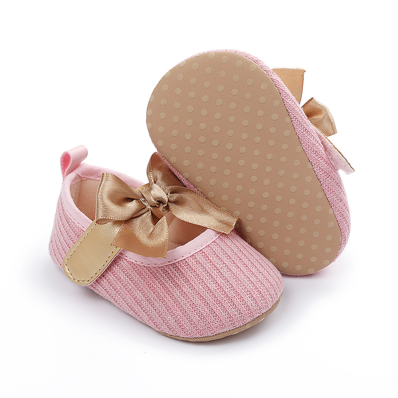 Title 7, 0-1 anni Bowknot Comode scarpe da bambino Velcr...