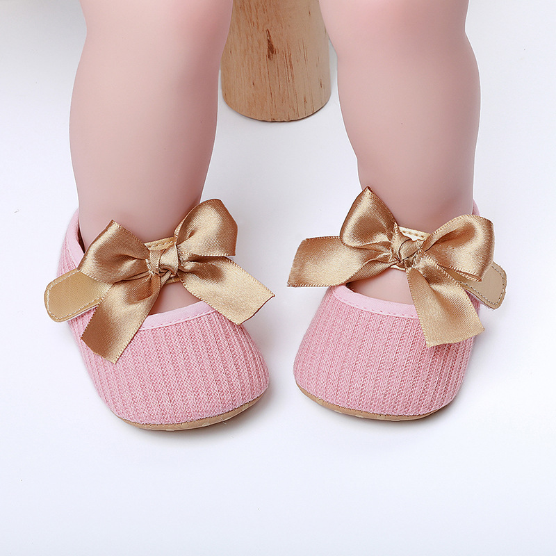 Title 17, 0-1 anni Bowknot Comode scarpe da bambino Velcr...