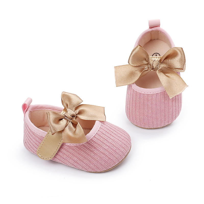 Title 24, 0-1 anni Bowknot Comode scarpe da bambino Velcr...