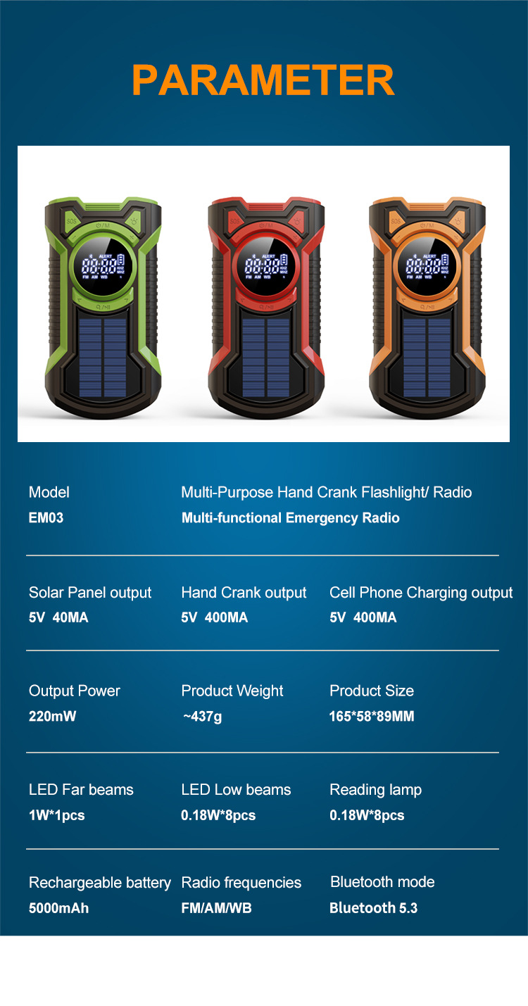 Title 1, Three-proof Hand-operated Power Generation Flas...