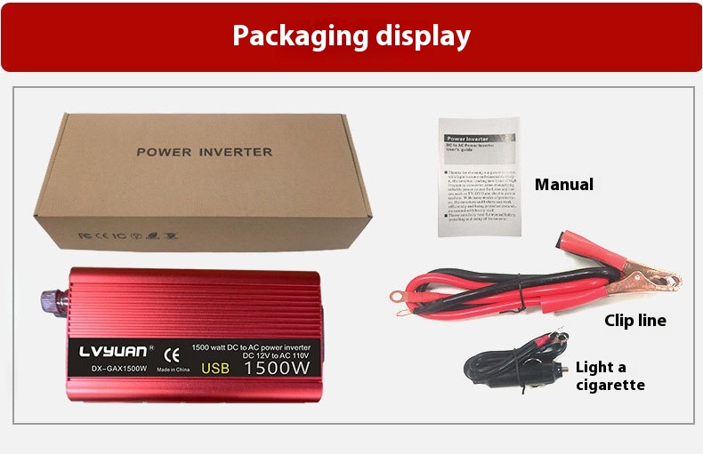 Title 13, 1500W Quasi-sine-wave Inverter Dual USB Power S...