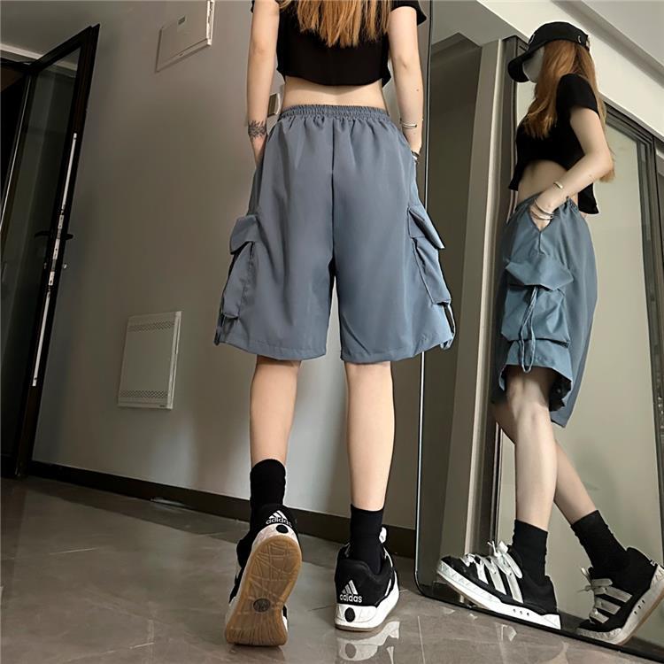 Title 4, Womens American Summer Thin Wide Leg Casual Sh...